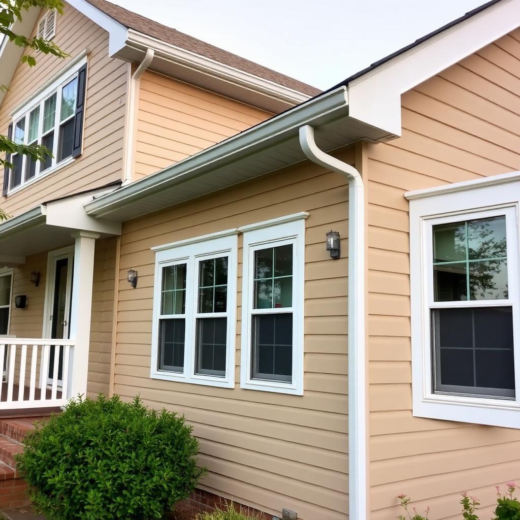 Vinyl siding install